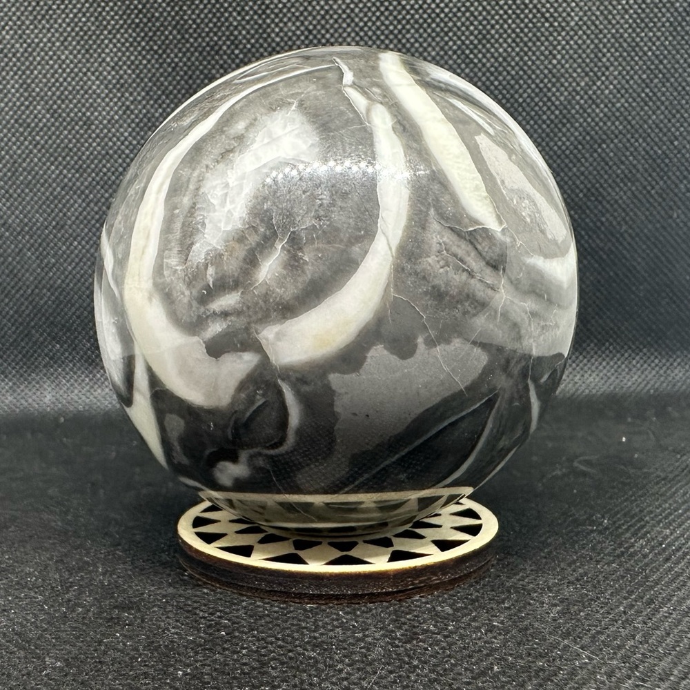 Shell Jasper Sphere - Picture 5 of 6